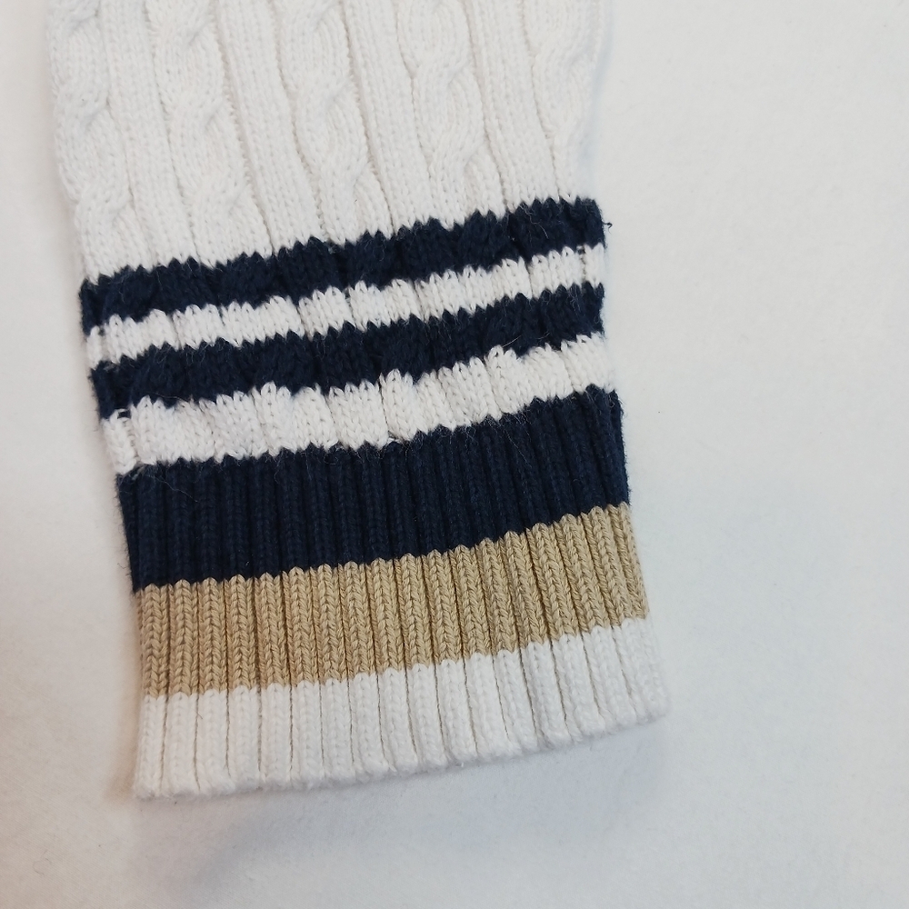 Tommy Hilfiger Women’s Cotton Cable-Knit Sweater – Size Large – Y2K Style - Picture 6 of 7